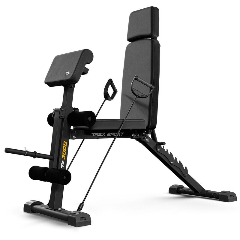 Bancă de antrenament Trex Sport TX-300B cu suport și expandoare
