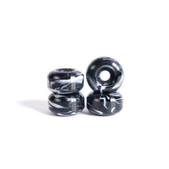 Roues skateboard - YOCAHER 52x31mm 99a - Black/White Swirl