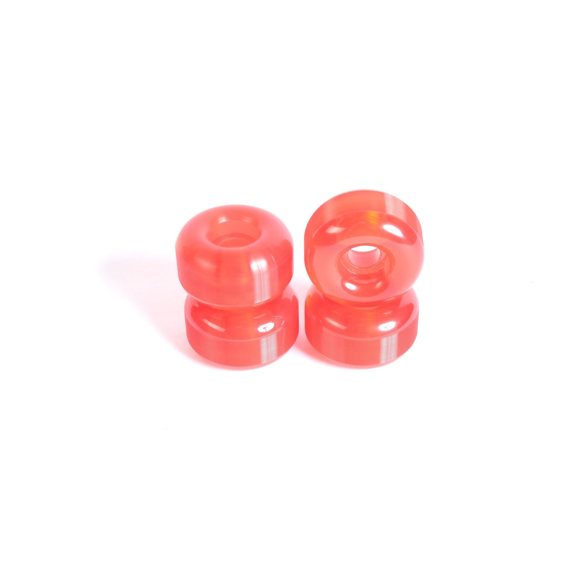 Ruedas de patineta - YOCAHER 54x32mm 99a - Translucid Red 2/2