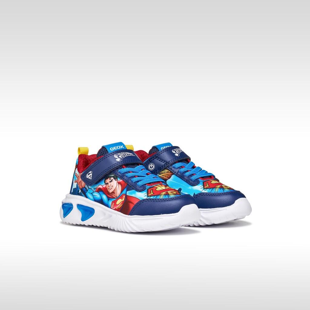 Baskets Garçon J ASSISTER BOY Bleu Marine/Bleu Clair 3/7