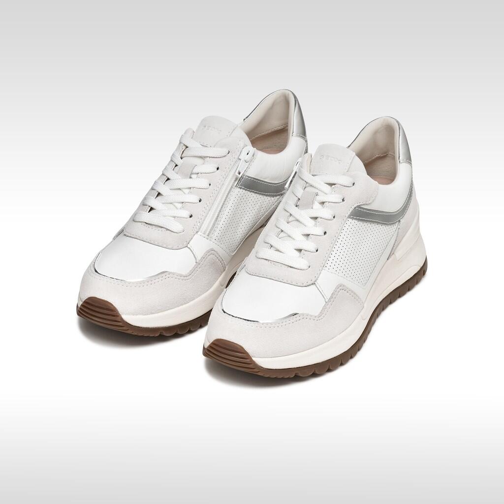 Baskets Femme D DESYA Blanc/Blanc Cassé 4/7