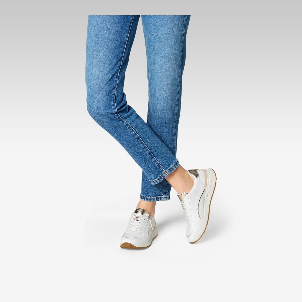 Baskets Femme BULMYA WOMAN Blanc/Or Clair 3/7