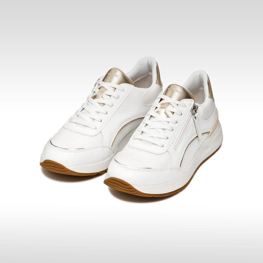 Baskets Femme BULMYA WOMAN Blanc/Or Clair 4/7