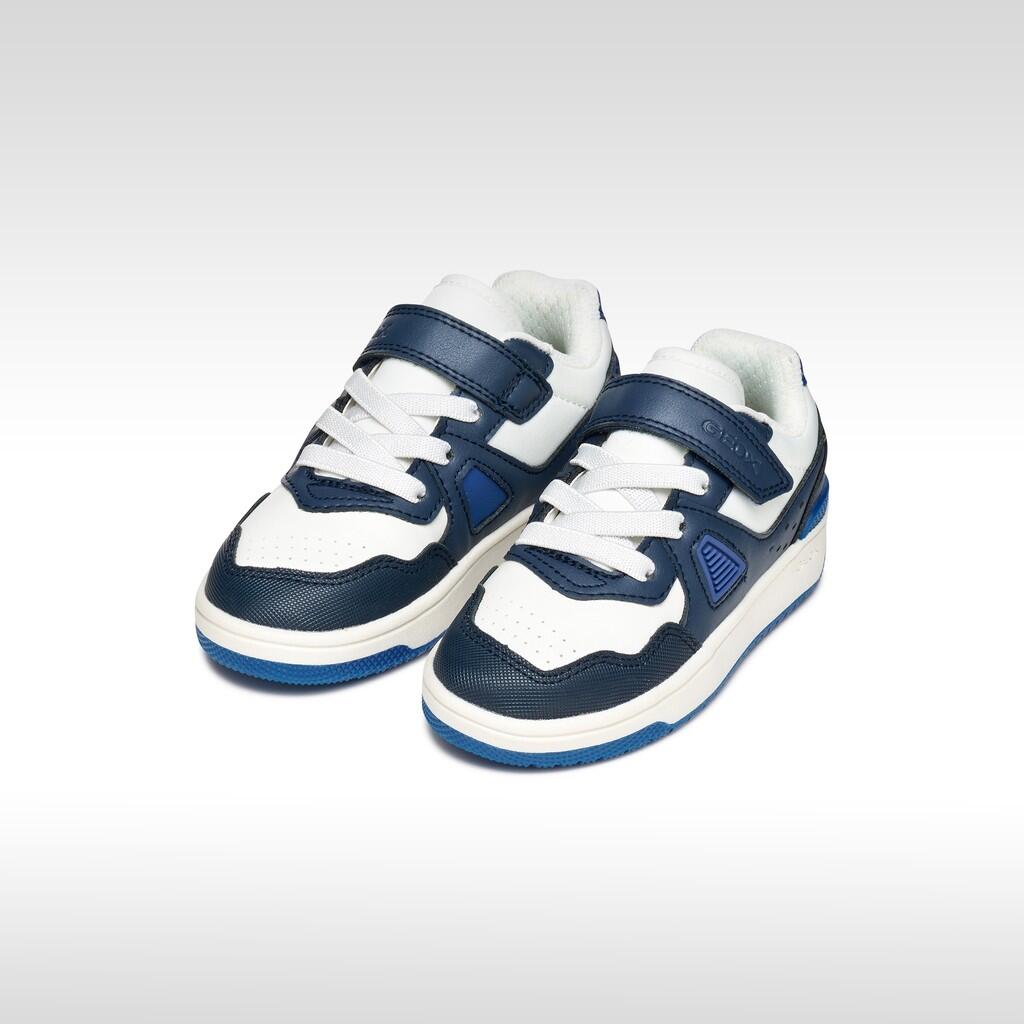 Baskets Garçon J WASHIBA BOY Bleu Marine/Blanc 3/7