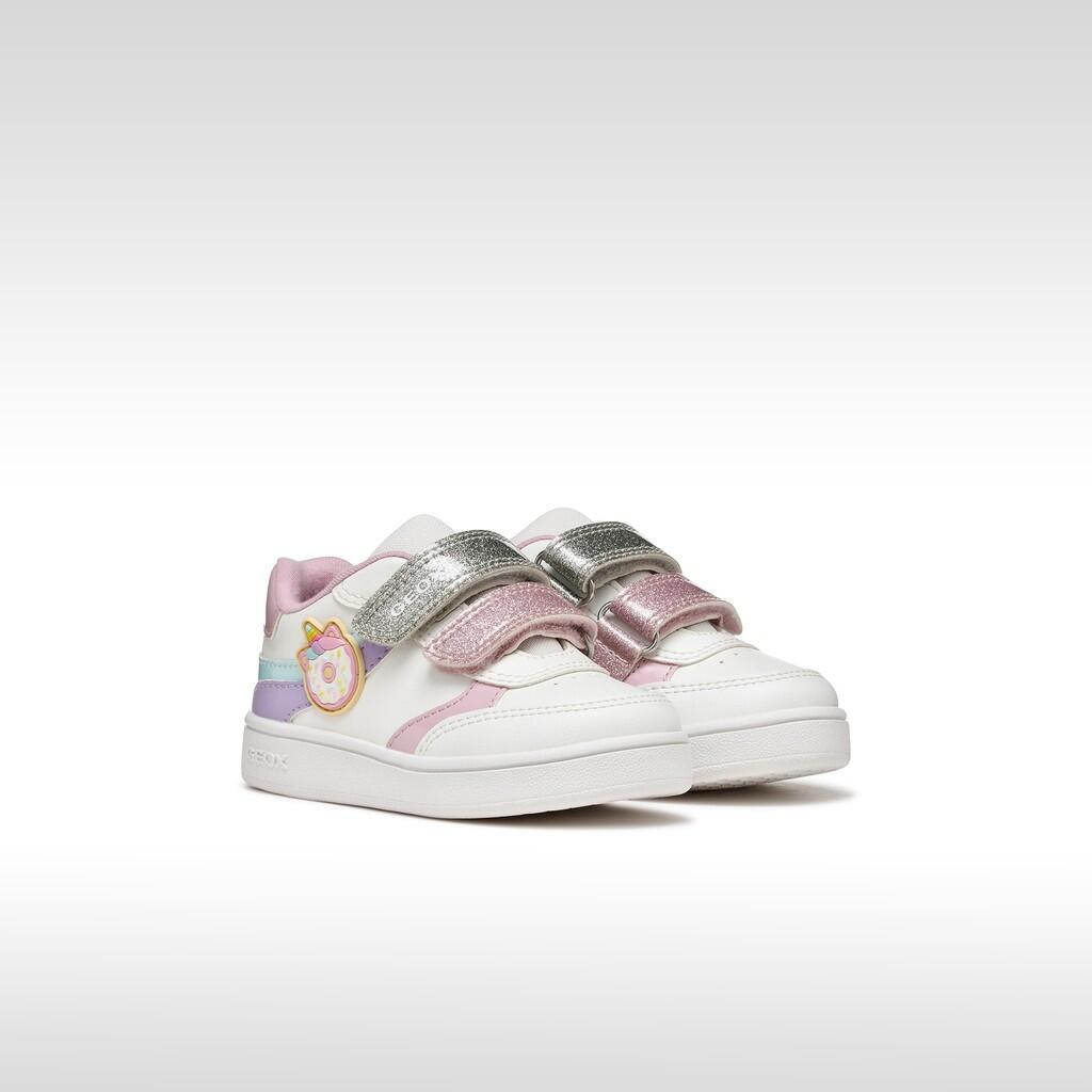 Baskets Bébé Fille B ECLYPER GIRL Blanc/Lilas Clair 3/7