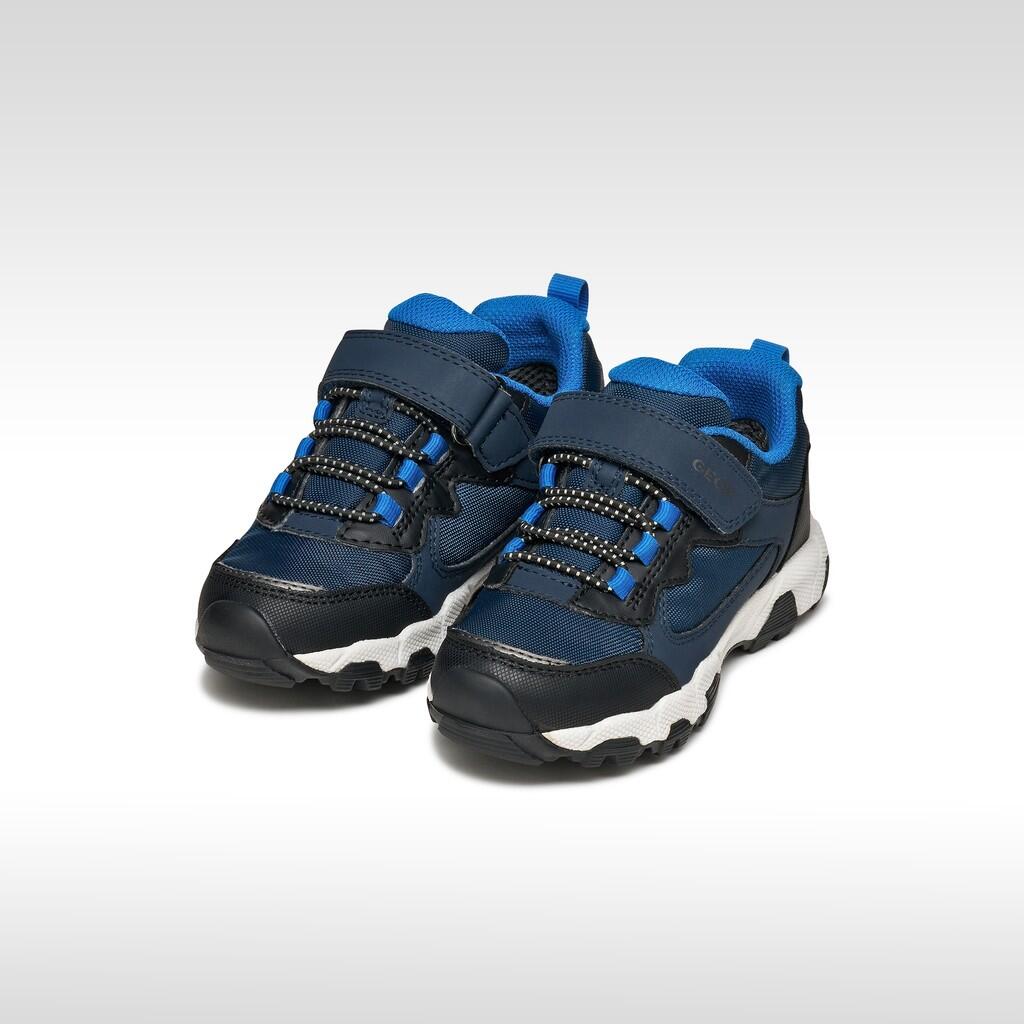 Baskets Garçon J MAGNETAR BOY B ABX Bleu Marine/Bleu Roi 3/7