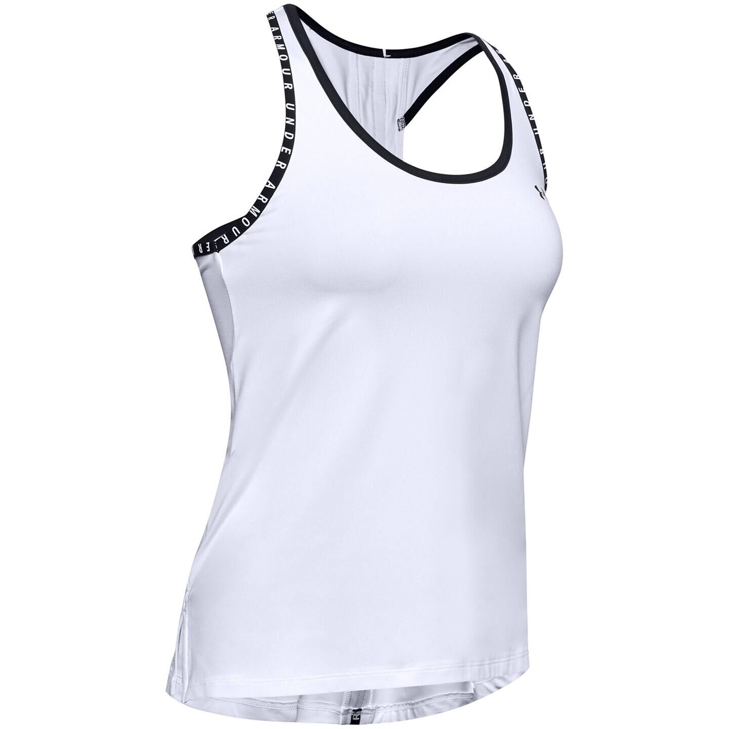 UNDER ARMOUR Womens/Ladies Knockout Tank Top (White/Black)