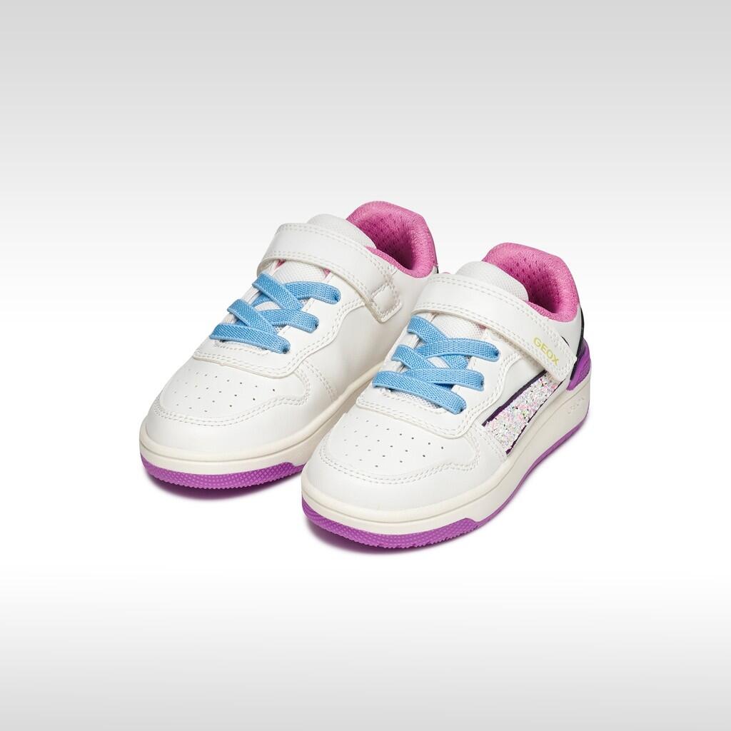 Baskets Fille WASHIBA GIRL Blanc/Violet Foncé 3/7