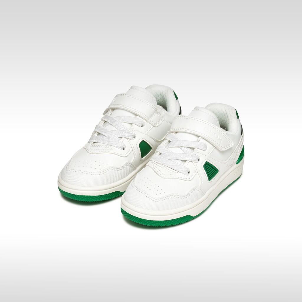 Baskets Garçon WASHIBA BOY Blanc/Vert 3/7