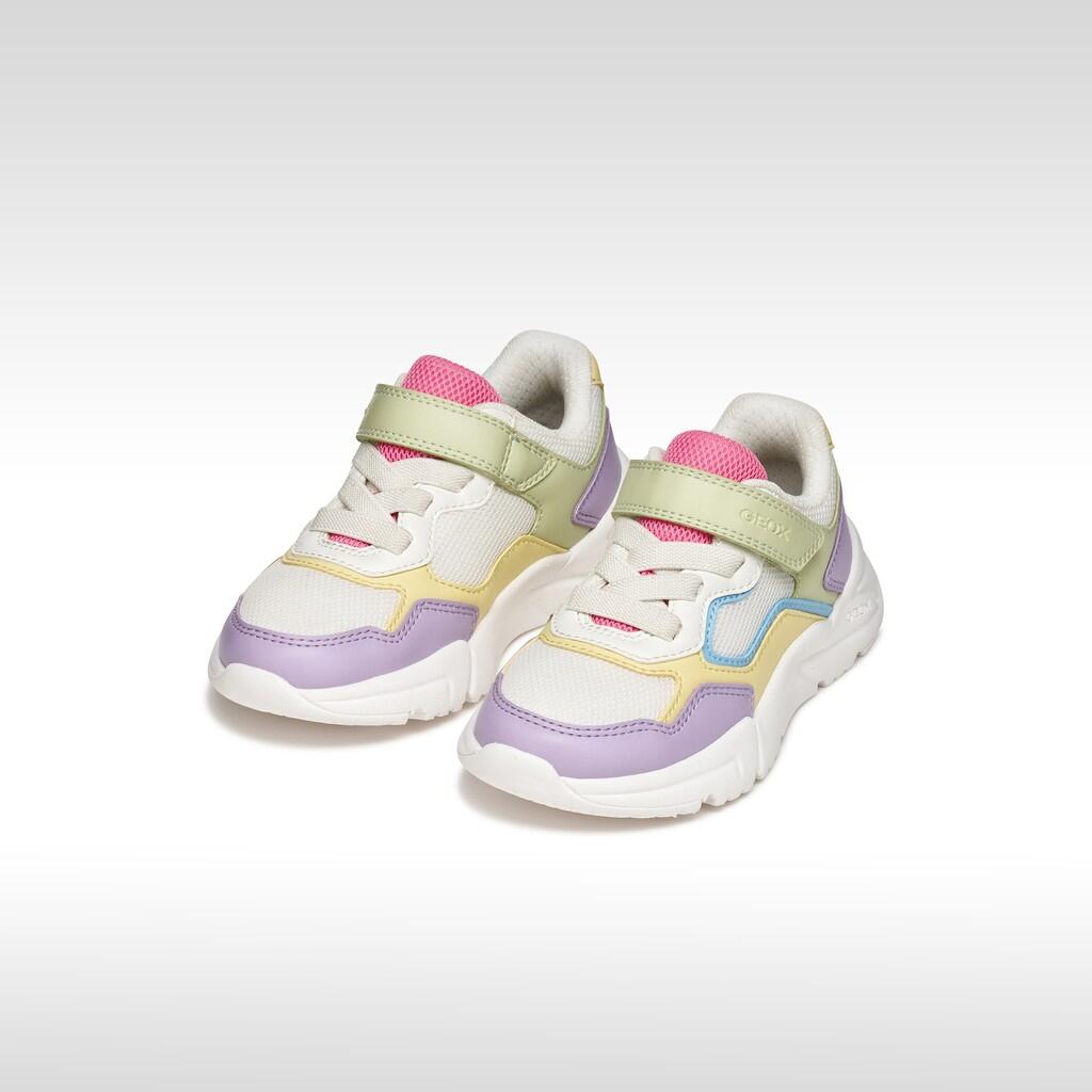 Baskets Fille J LOFTUS GIRL Multicolore/Blanc 3/7
