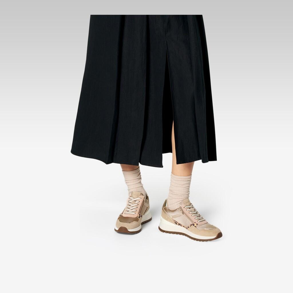 Baskets Femme DESYA WOMAN Taupe Clair/Blanc Cassé 3/7