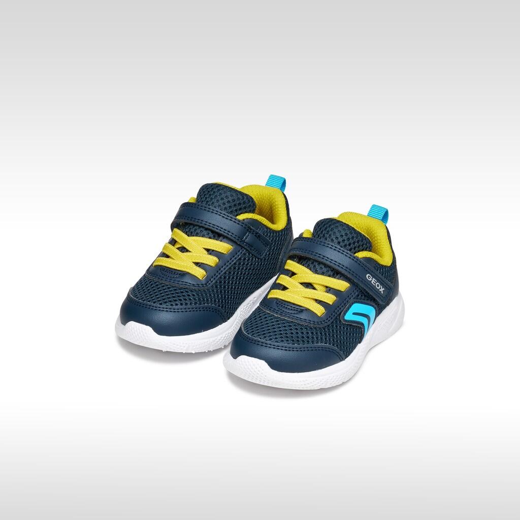 Baskets Bébé Garçon B SPRINTYE BOY Bleu Marine/Jaune 3/7
