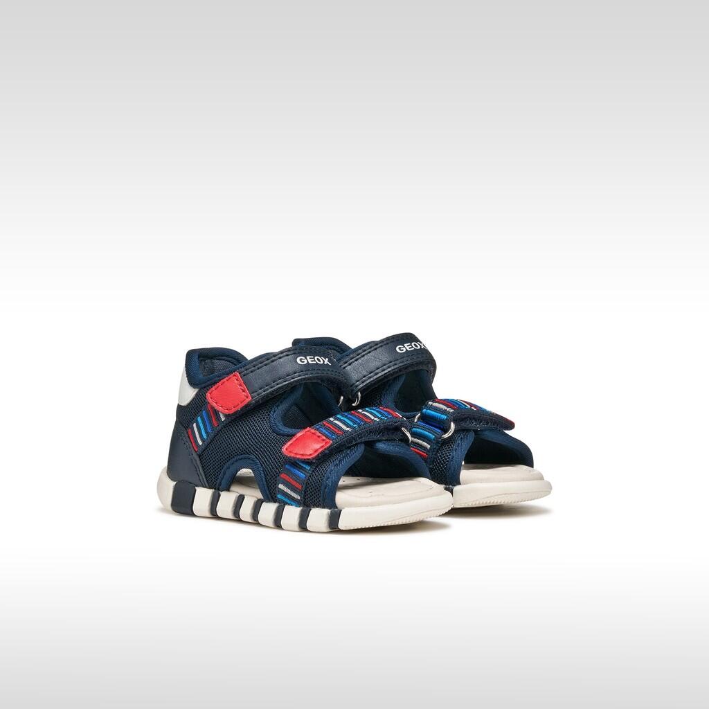 Sandales Bébé Garçon B SANDAL IUPIDOO BOY Bleu Marine/Rouge 3/7