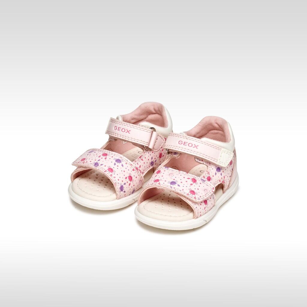 Sandales Bébé Fille B SANDAL ZAPITO GIRL Rose Clair/Blanc 3/7