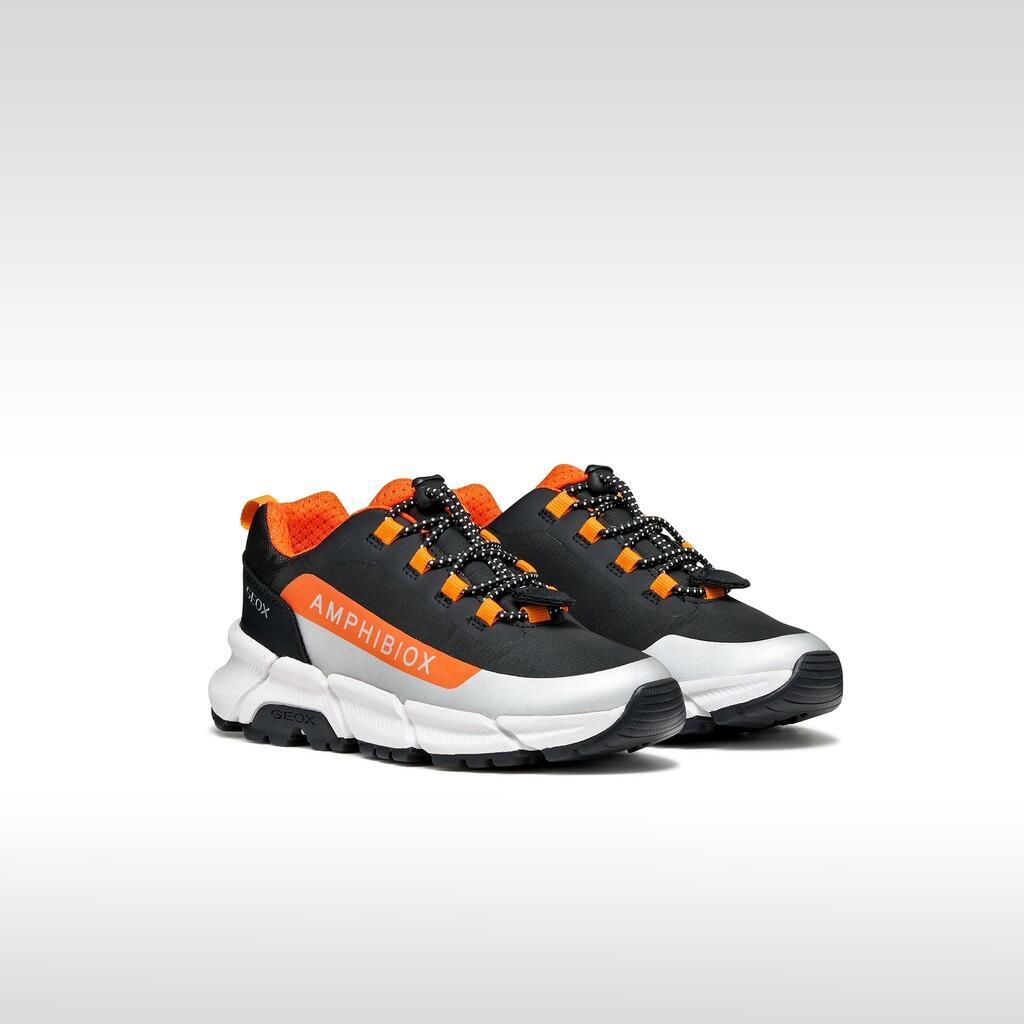 Baskets Garçon FLEXYPER PLUS BOY Noir/Orange 3/7