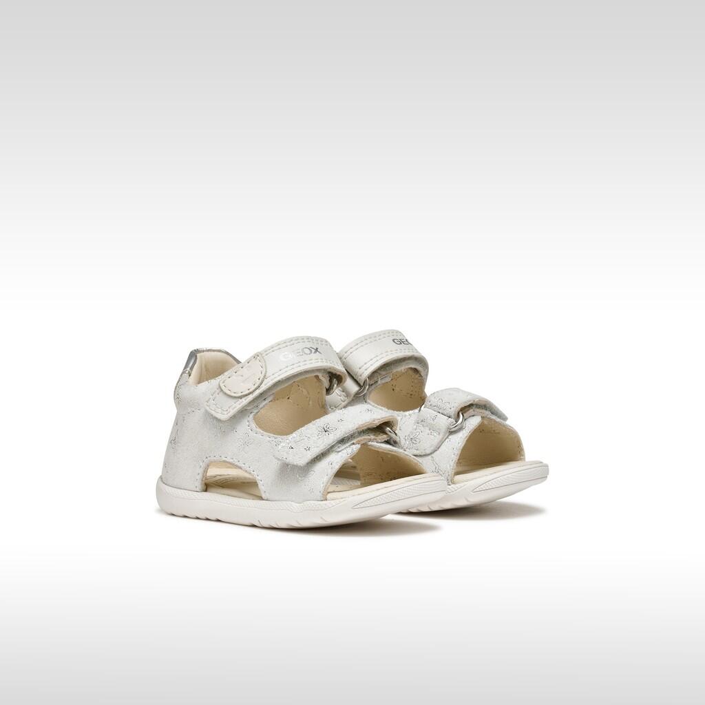 Sandales Bébé Fille SANDAL MACCHIA BABY GIRL Blanc Cassé/Argent 3/7