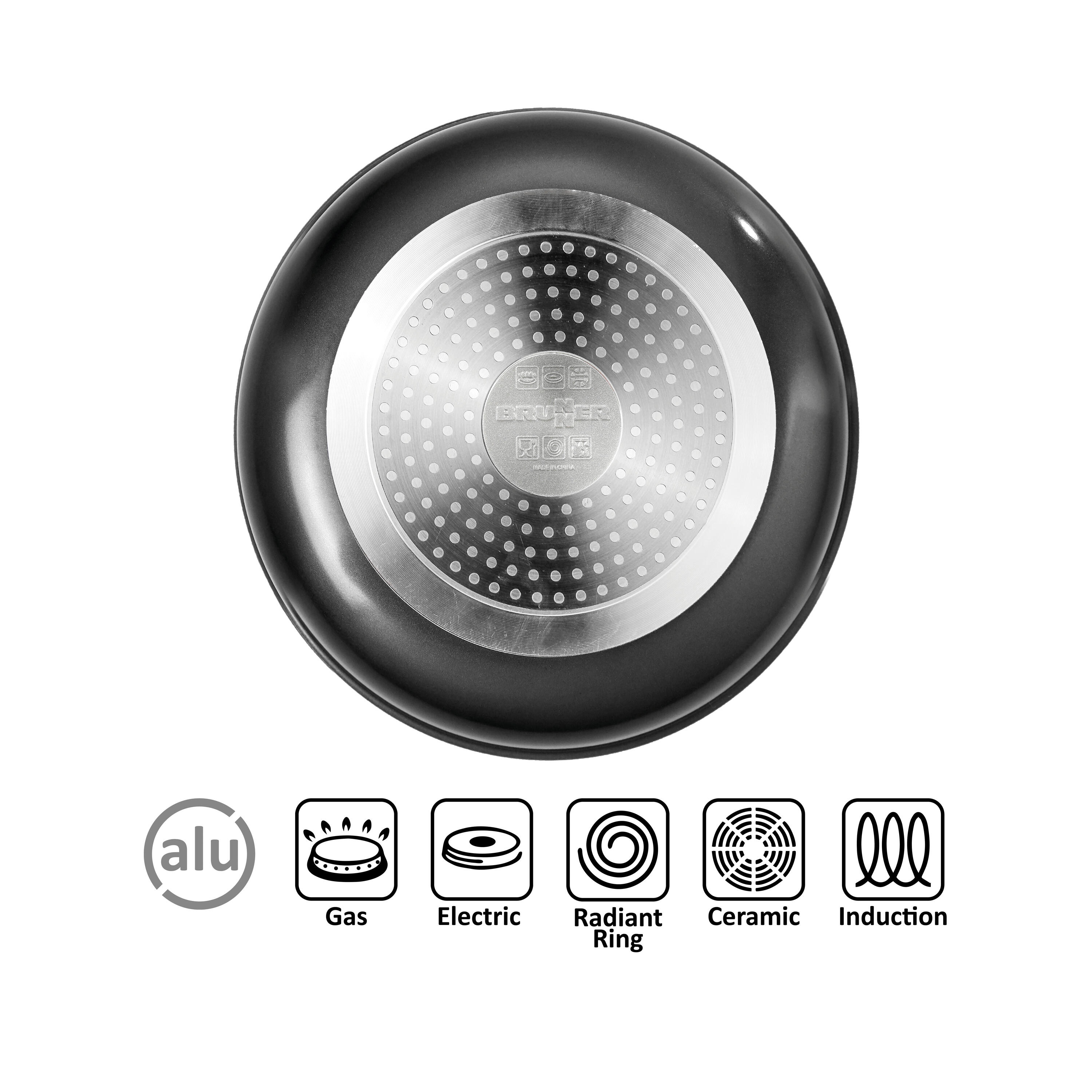 Batería de cocina camping Pirate Spacemaster Ø26 cm olla y sartén exterior 7/7