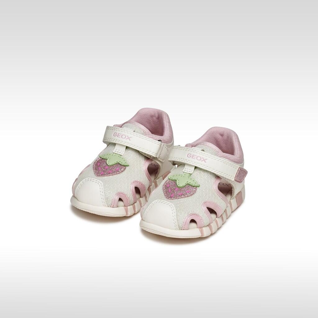 Sandales Bébé Fille B SANDAL IUPIDOO GIRL Blanc/Rose 3/7