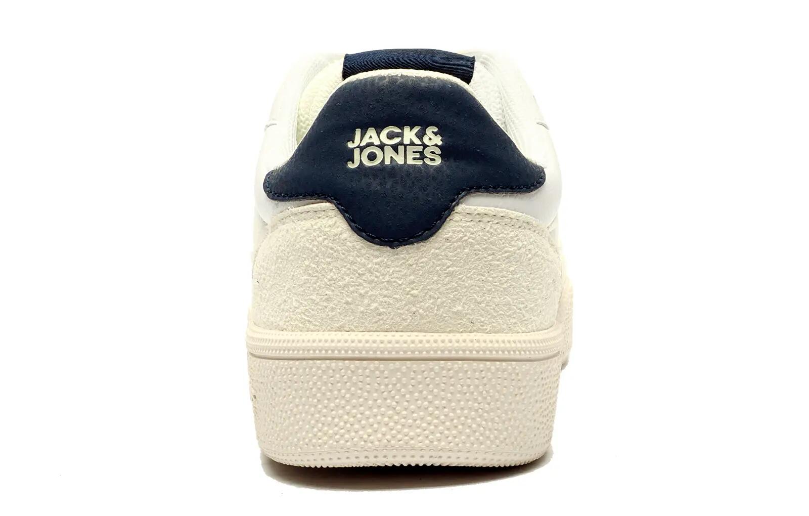 Jack & Jones Bounce Mens Trainers - White, Mid Height, Lace-Up 3/6