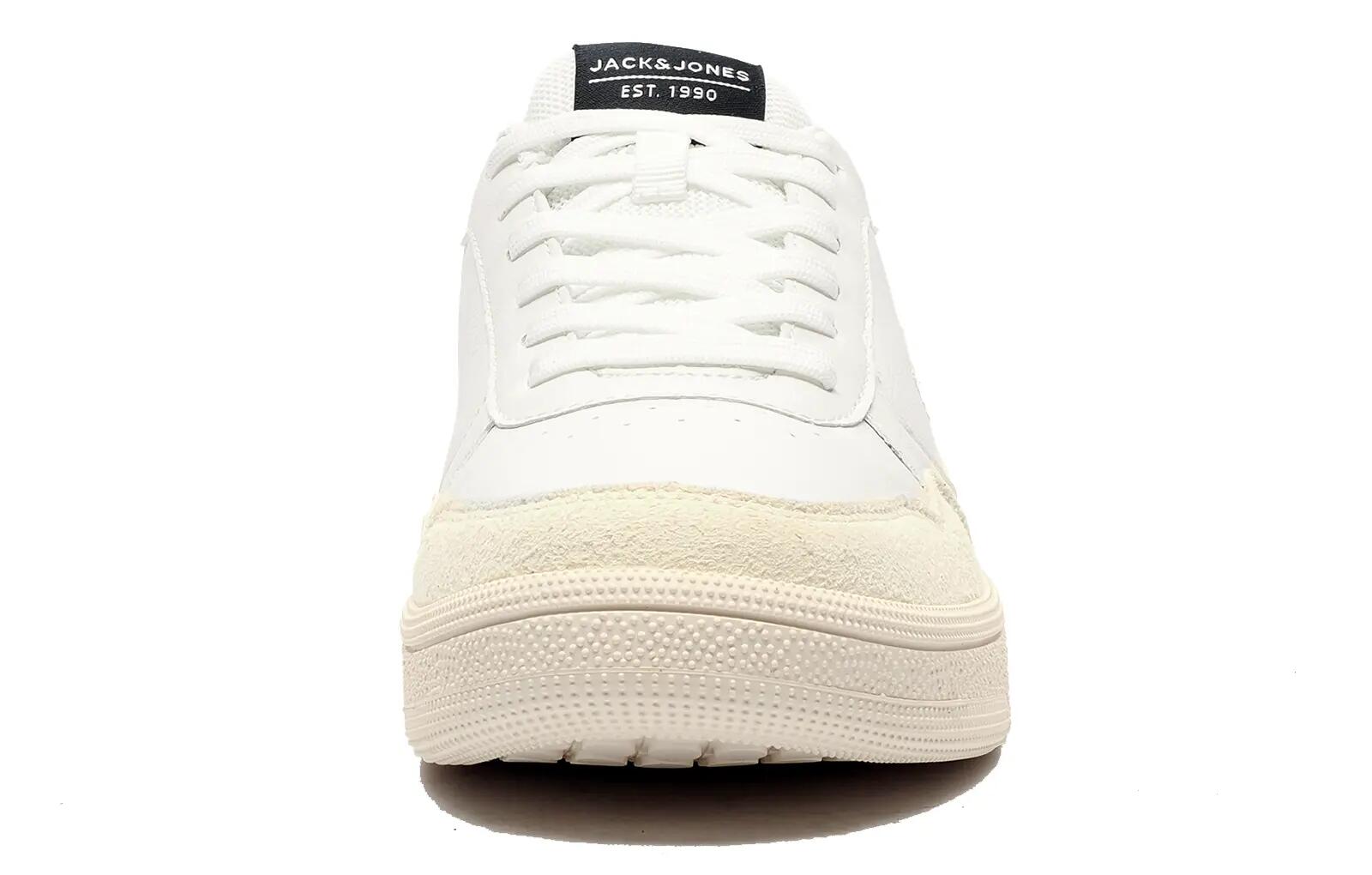 Jack & Jones Bounce Mens Trainers - White, Mid Height, Lace-Up 5/6