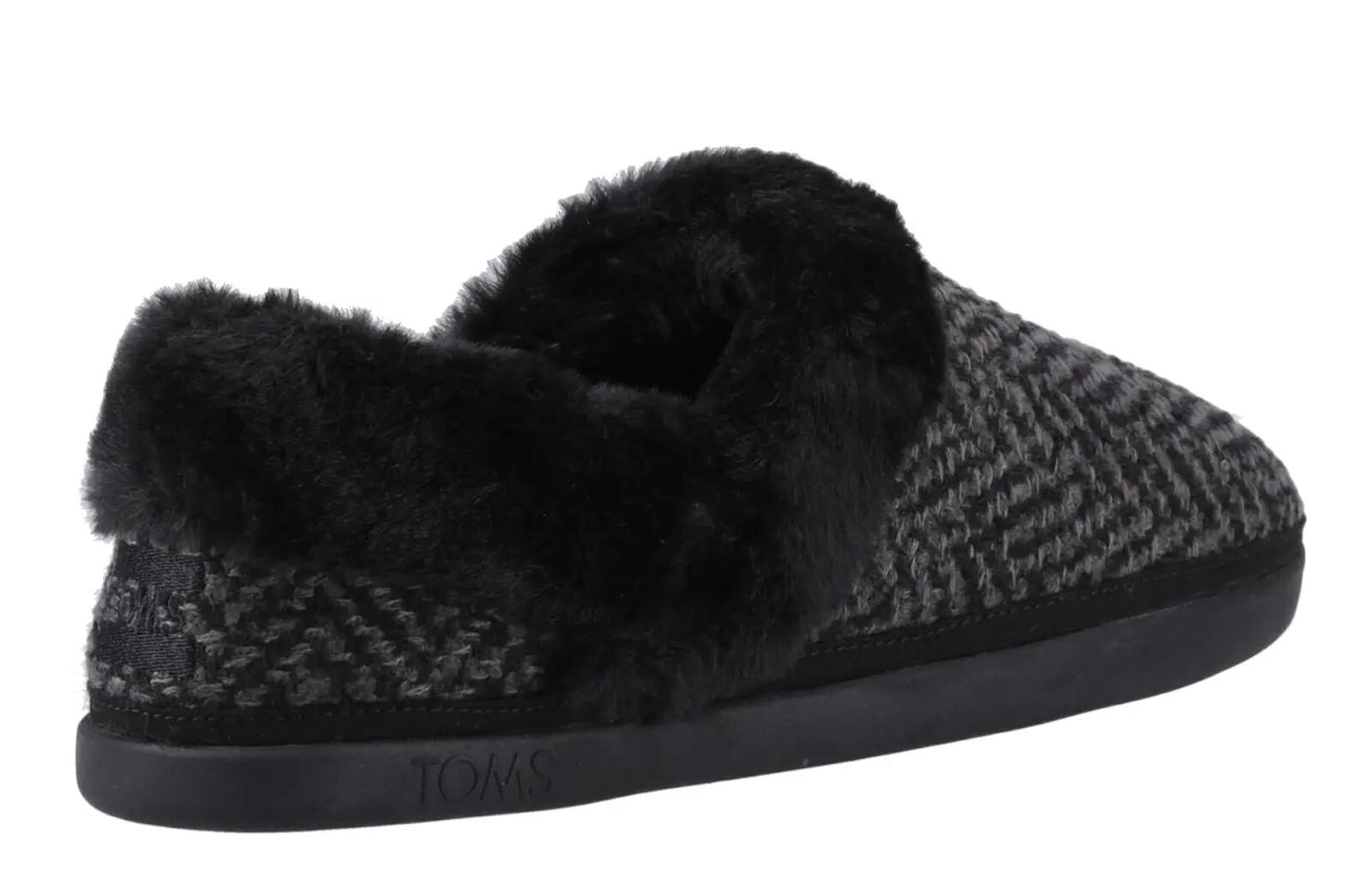 TOMS Oslo Polyester Women's Black Slippers 3/5