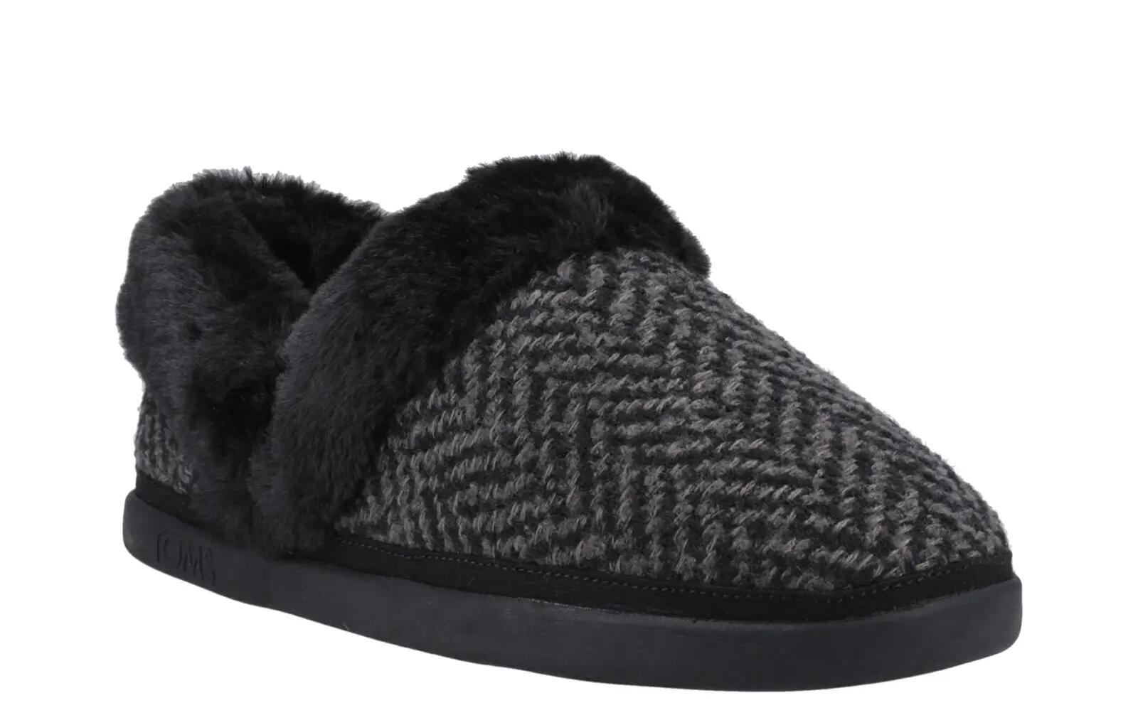 TOMS Oslo Polyester Women's Black Slippers 2/5