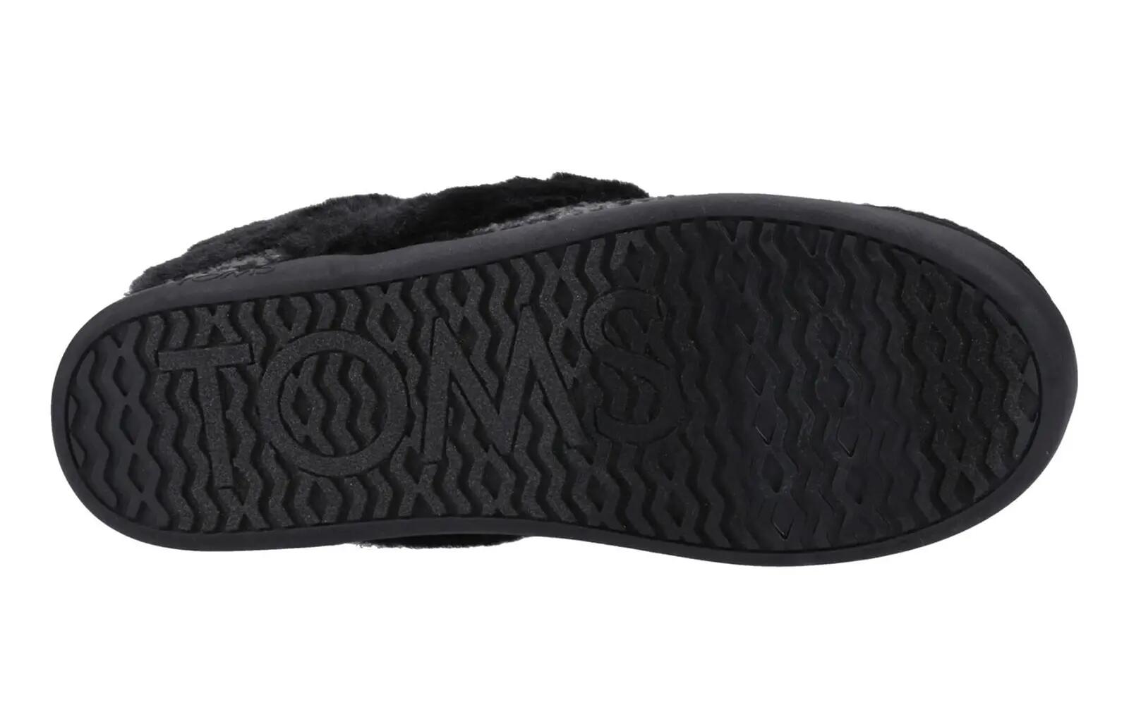 TOMS Oslo Polyester Women's Black Slippers 4/5