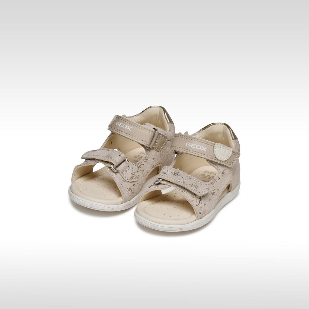 Sandales Bébé Fille B SANDAL MACCHIA GIR Beige/Platine 3/7