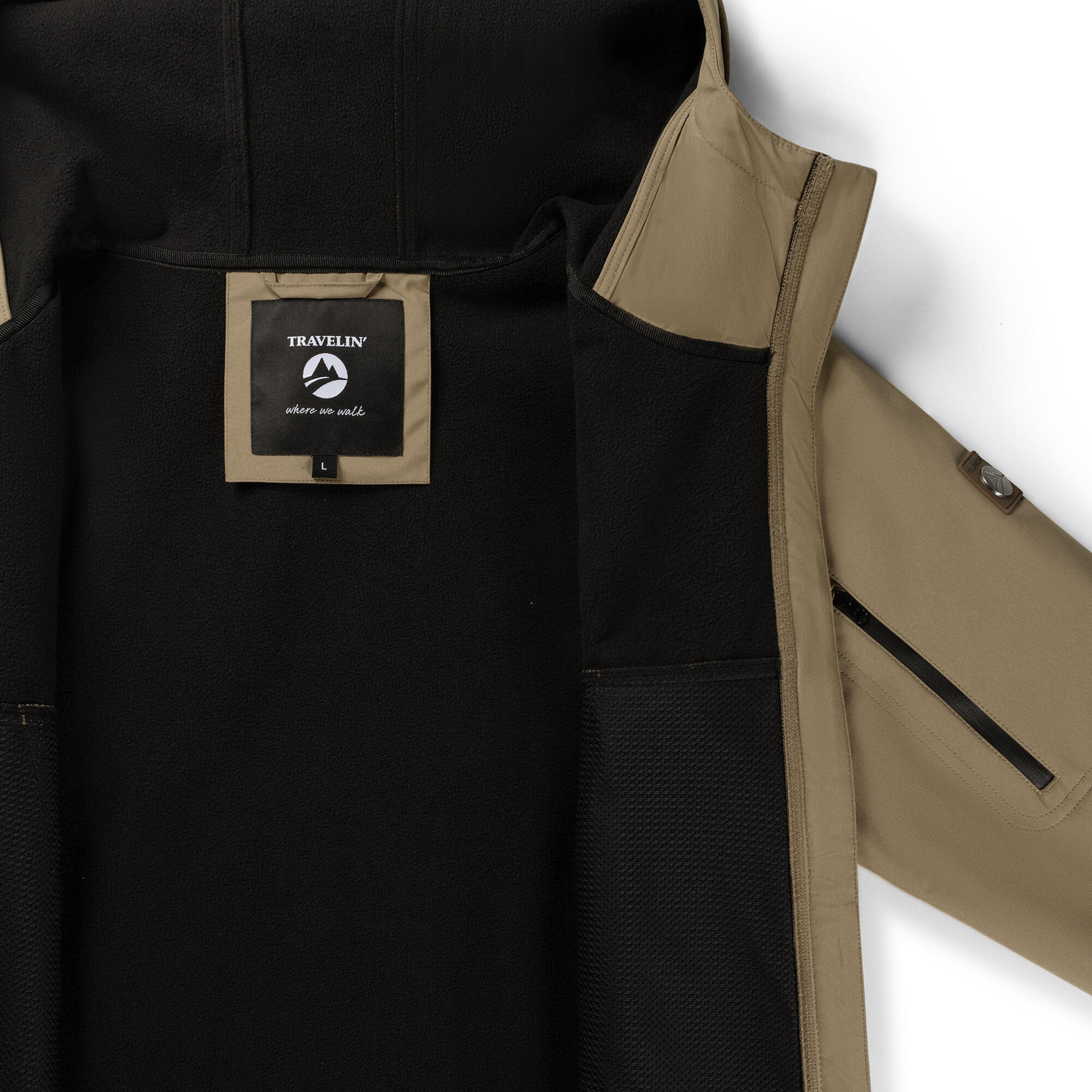 Stian Uomo - Giacca softshell - Impermeabile - Marrone 6/7