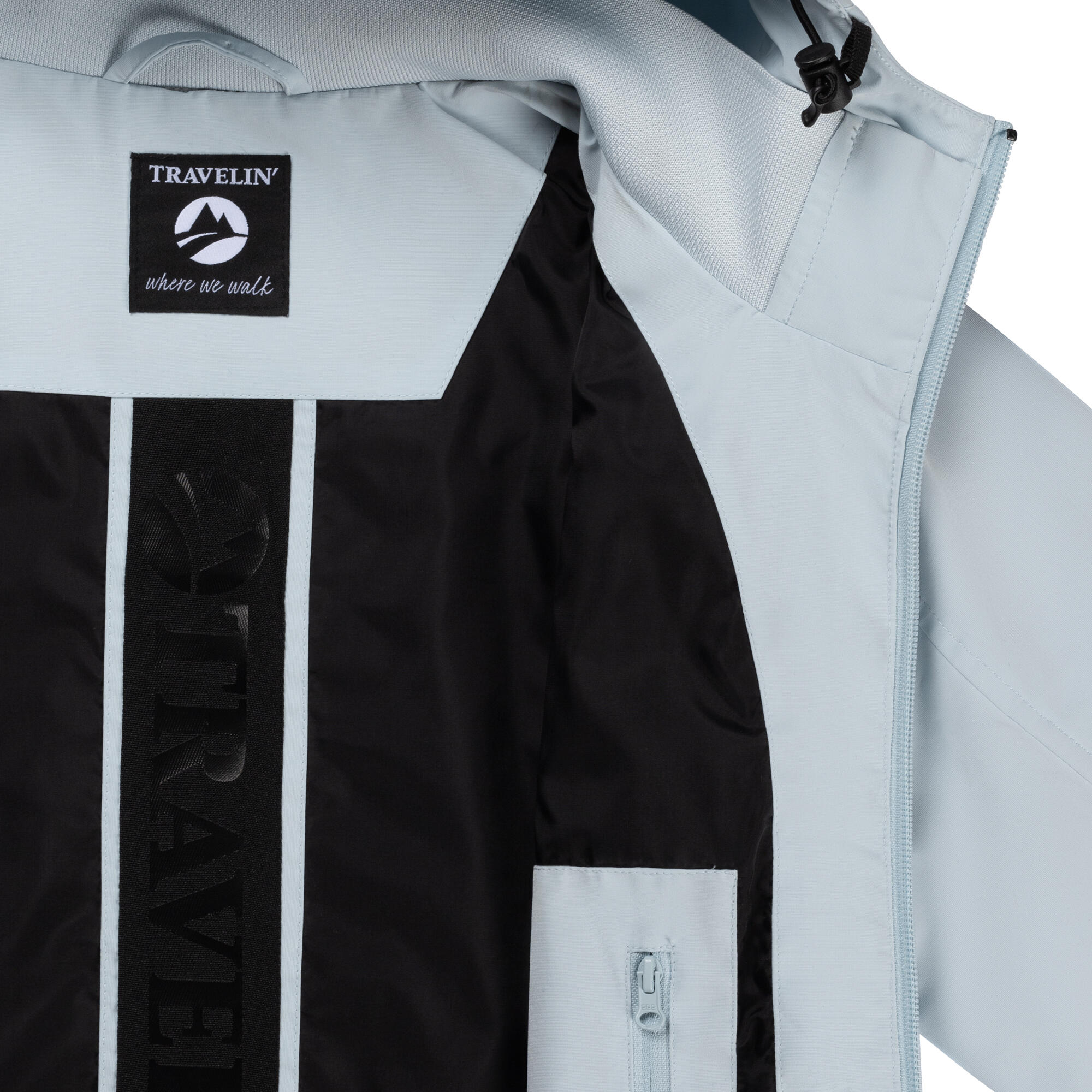 Halle Mujer - Chaqueta hardshell - Impermeable - Azul claro 6/6