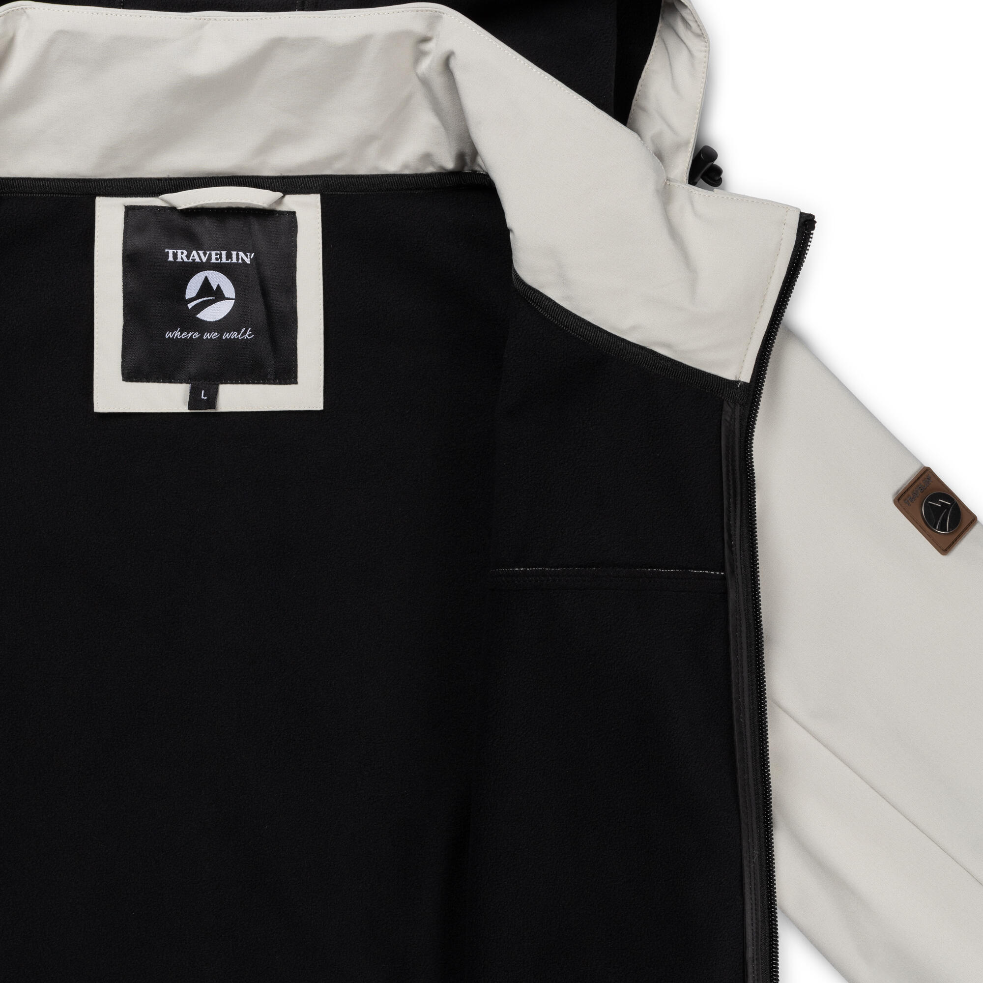 Mikkel Hombre - Chaqueta softshell - Impermeable - Arena 6/6
