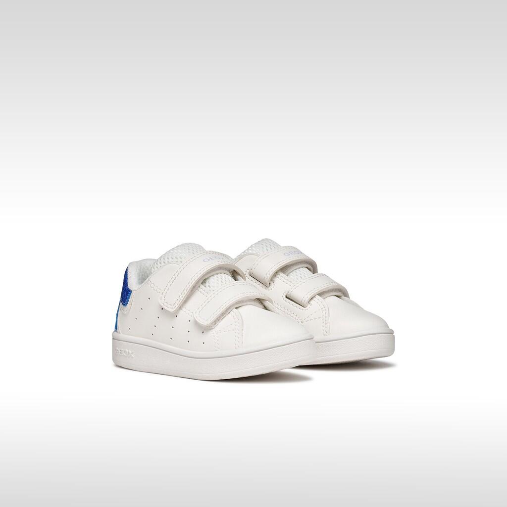 Baskets Bébé Fille ECLYPER BABY GIRL Blanc/Bleu Bleuet 3/7