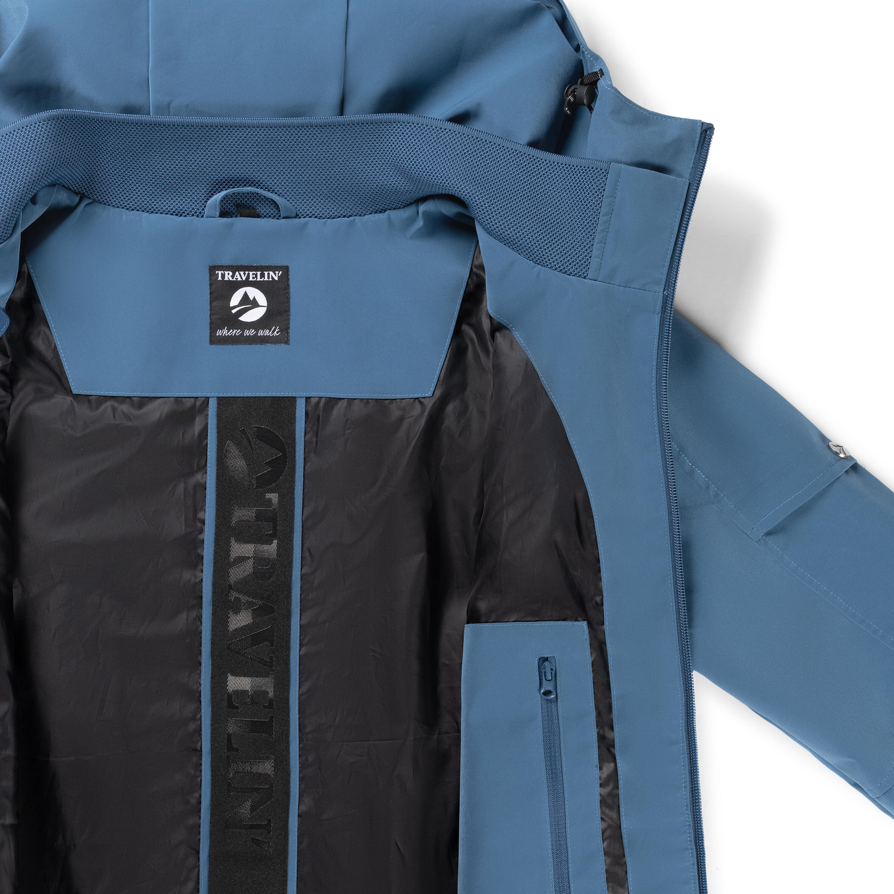 Karl Heren - Hardshell Jas - Waterdicht - Blauw 6/7