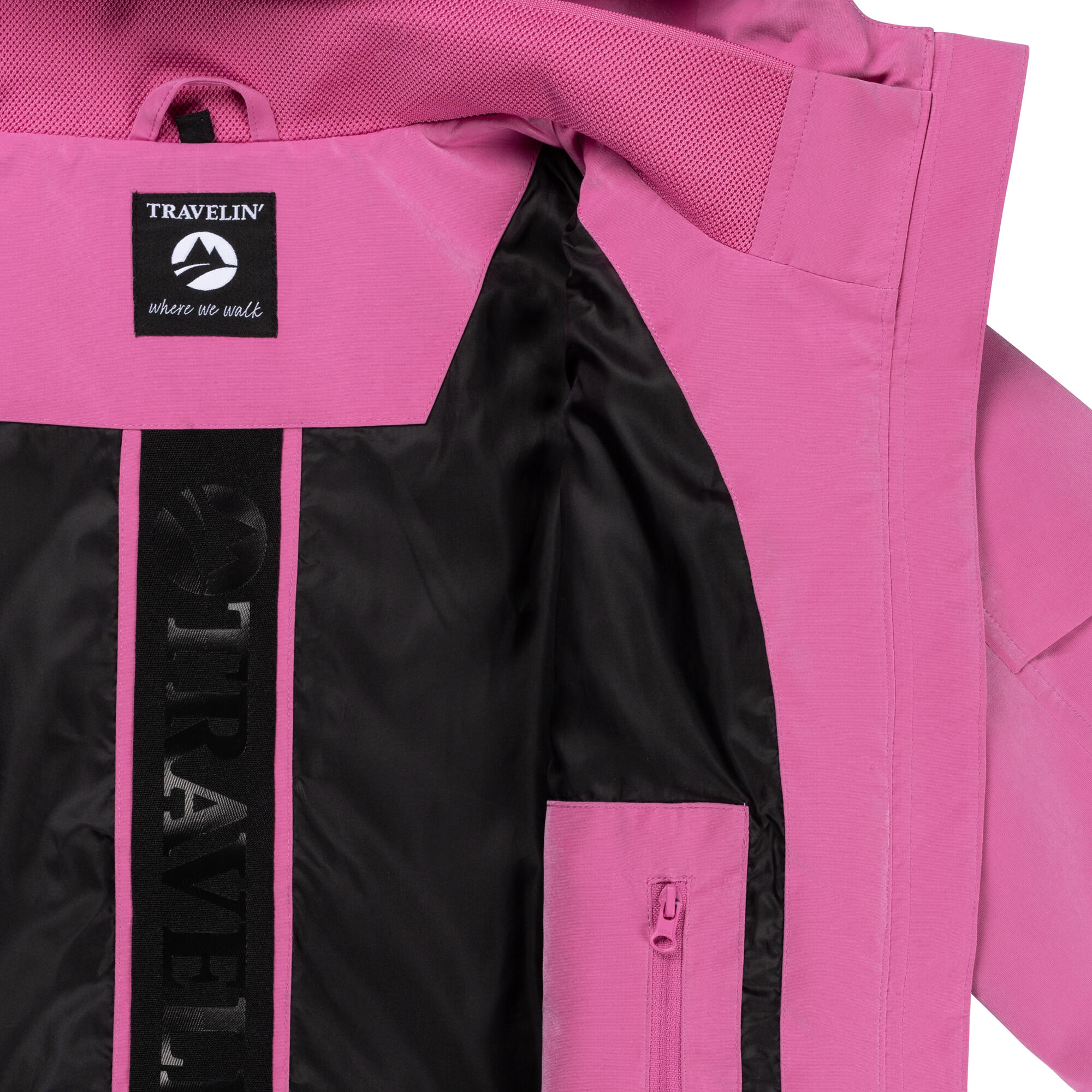 Halle Donna - Giacca hardshell - Impermeabile - Rosa 6/6