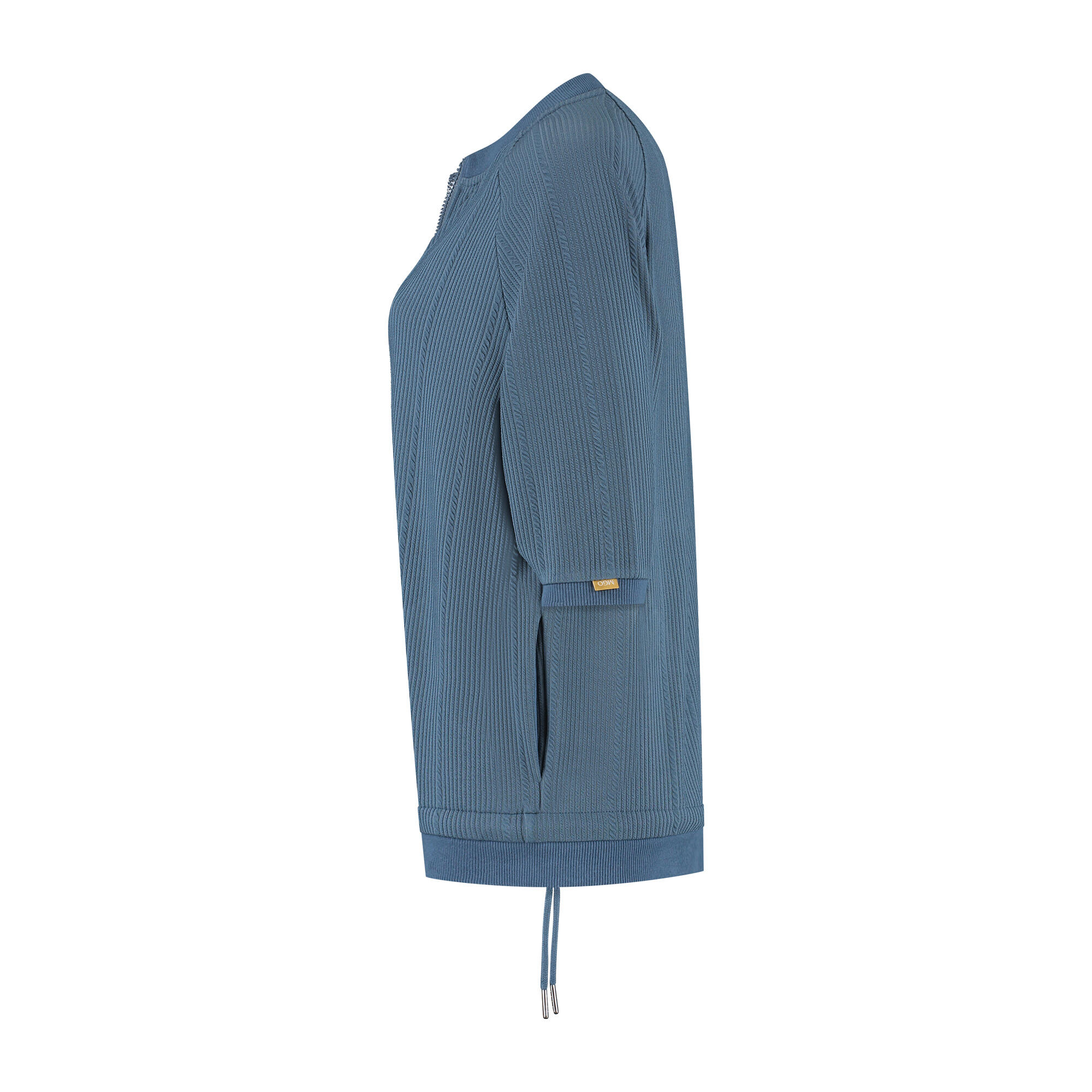 Yule Femme - Gilet - Manches courtes - Bleu 4/6