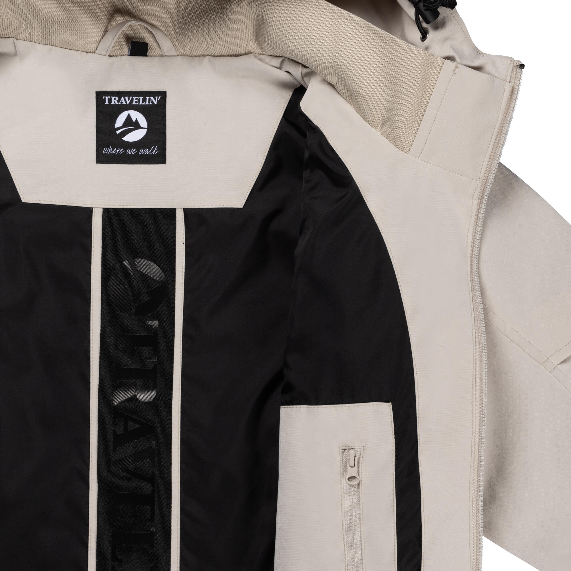 Halle Donna - Giacca hardshell - Impermeabile - Sabbia 6/6
