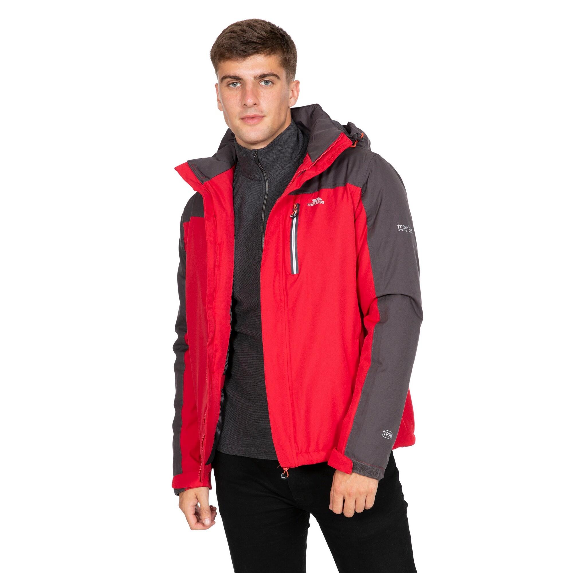 TOLSFORD Men's waterproof jacket (Red)