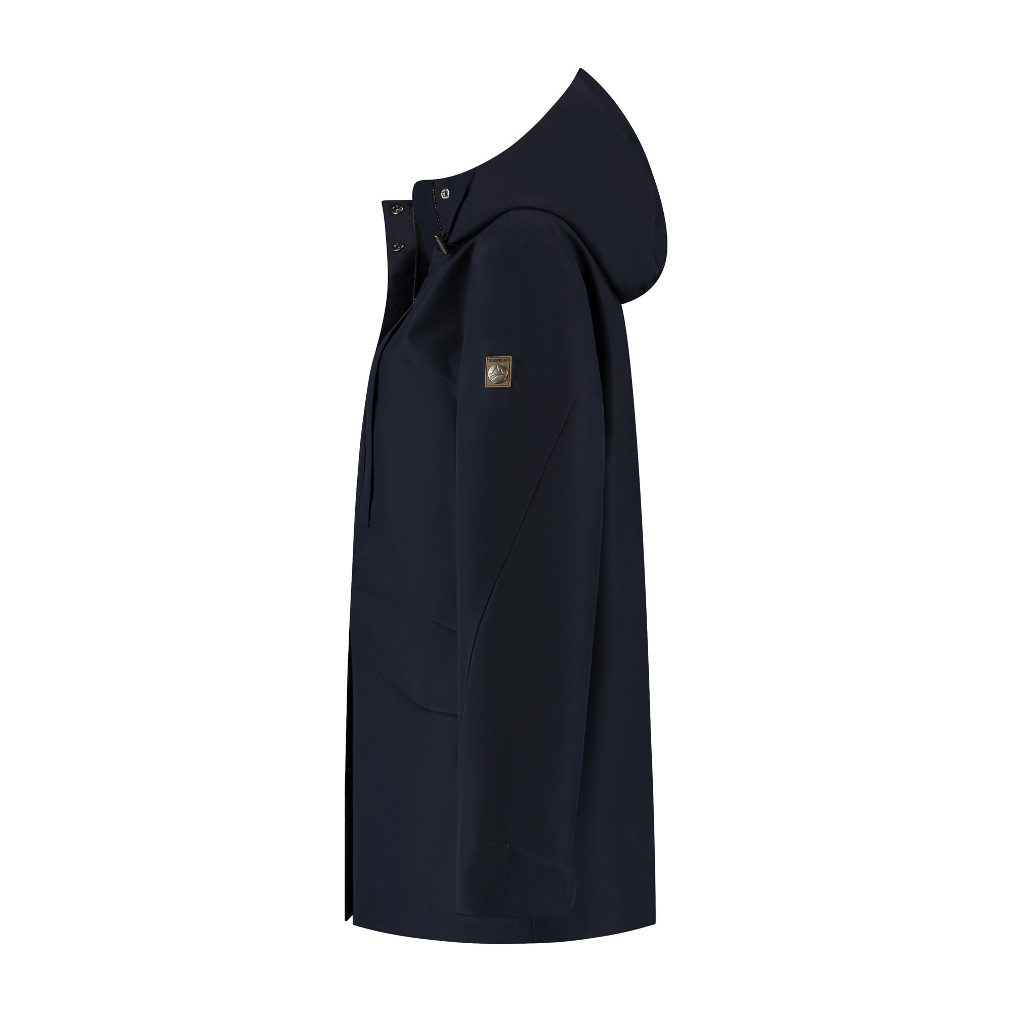 Leyla Mujer - Chaqueta hardshell - Impermeable - Azul marino 4/6