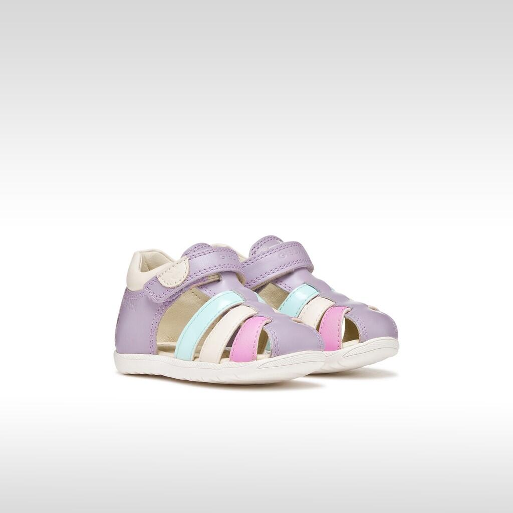 Sandales Bébé Fille SANDAL MACCHIA BABY GIRL Lilas/Vert D'eau 3/7