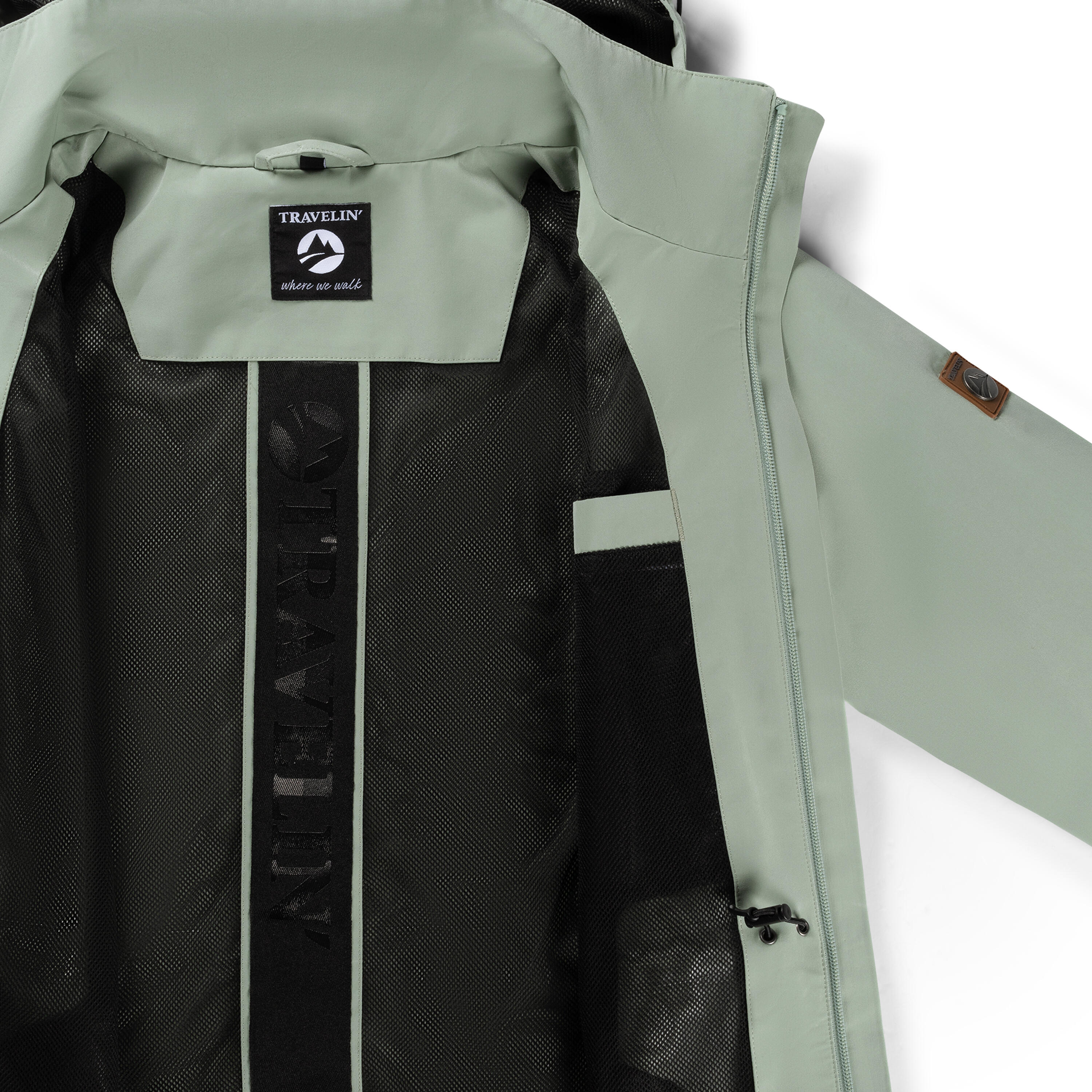 Amalie Mujer - Chaqueta hardshell - Impermeable - Verde 6/6