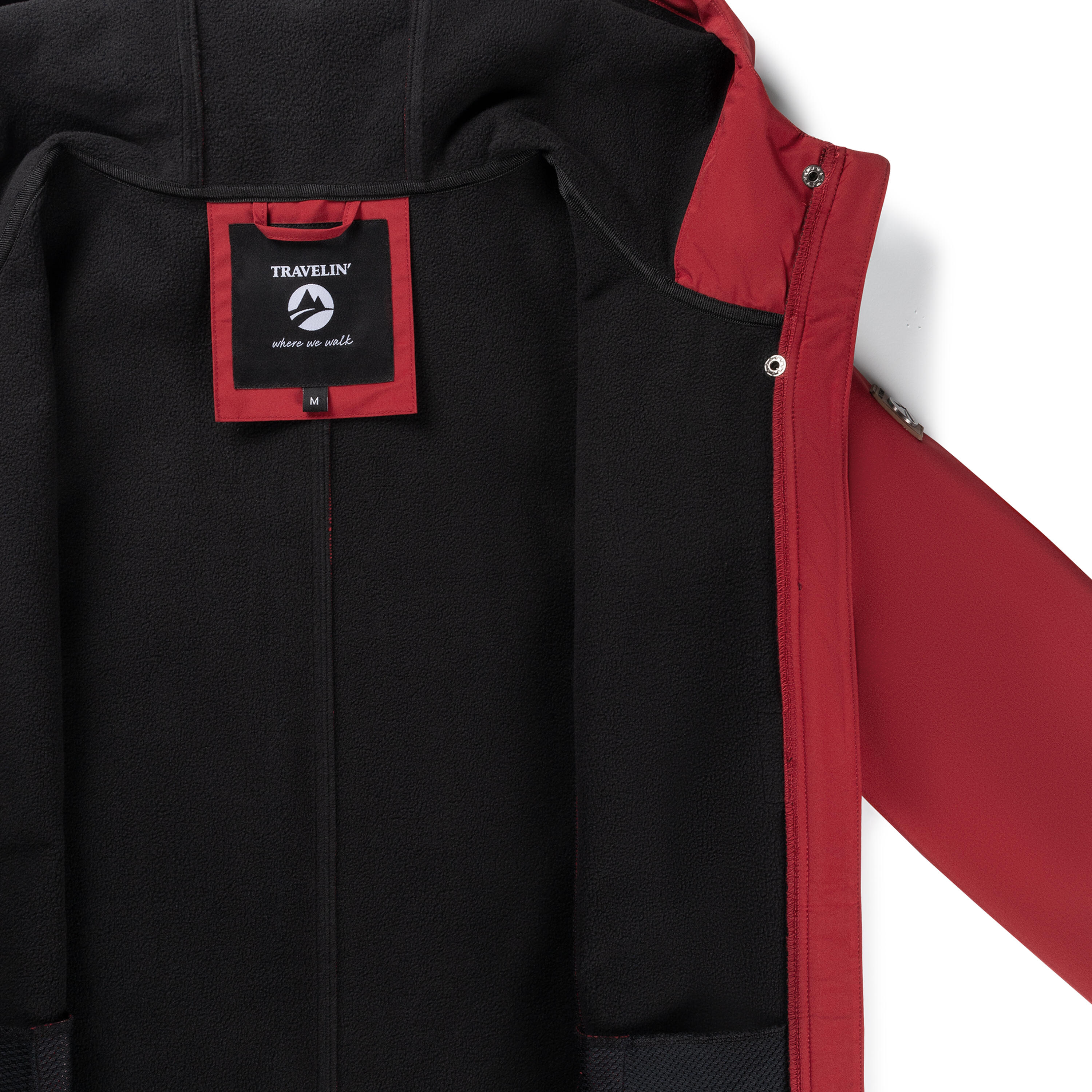 Erika Donna - Giacca softshell - Impermeabile - Rosso 6/7