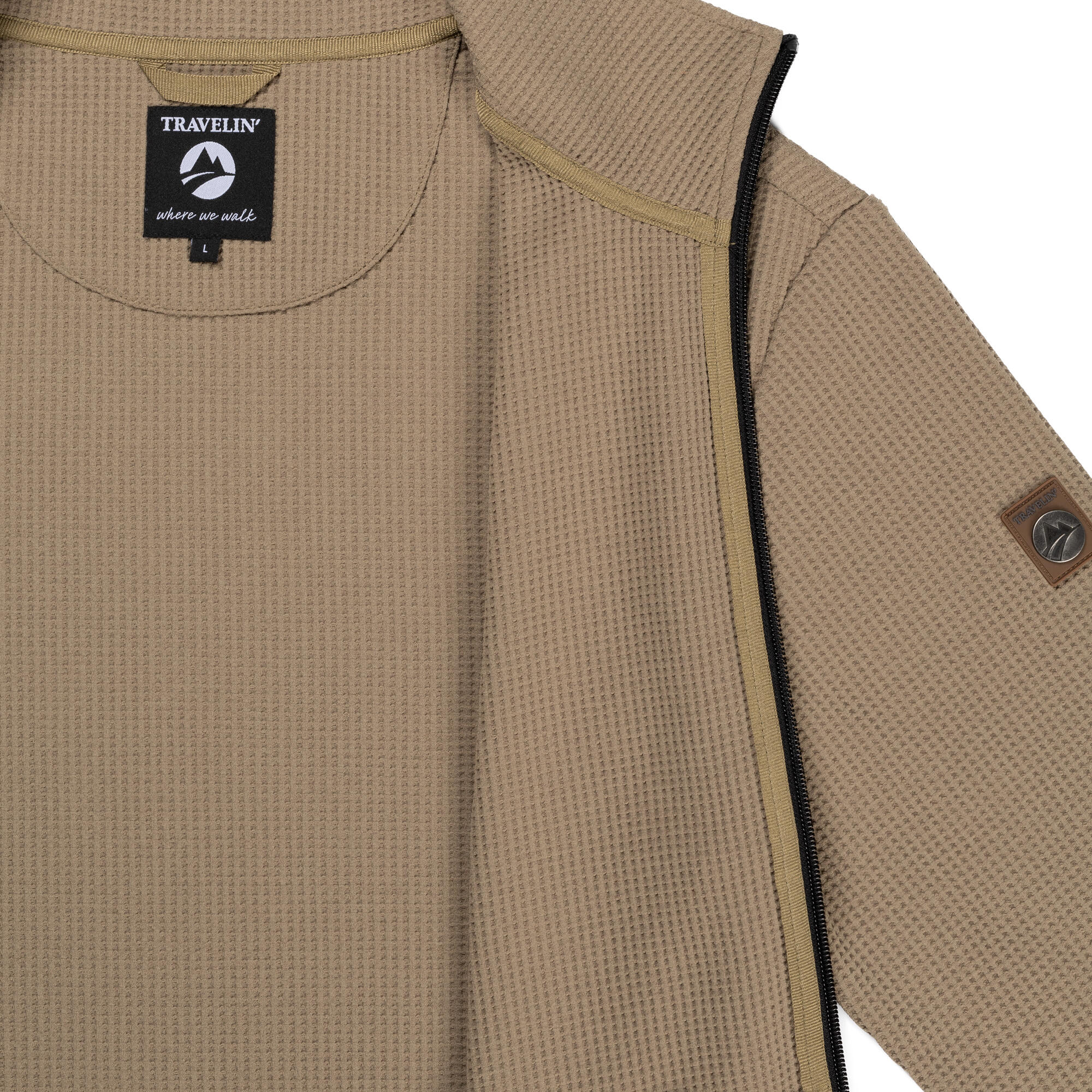 Pavo Hombre - Chaleco outdoor - Marrón claro 6/7
