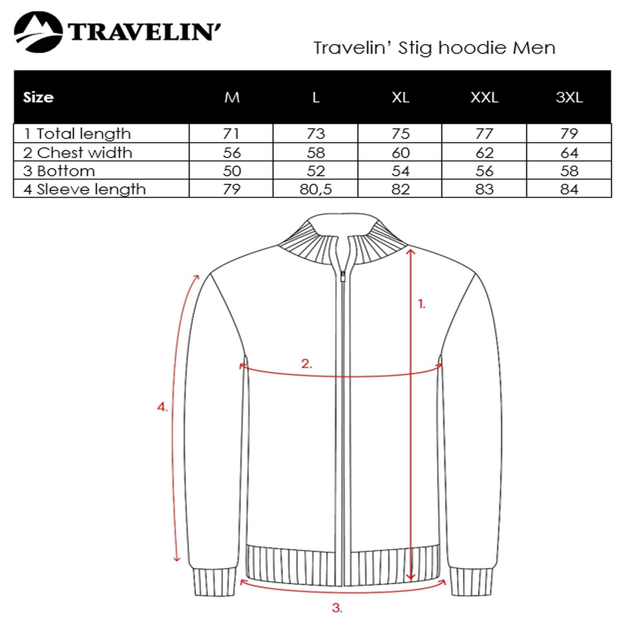 Stig Uomo - Gilet outdoor - Felpa - Blu 7/7
