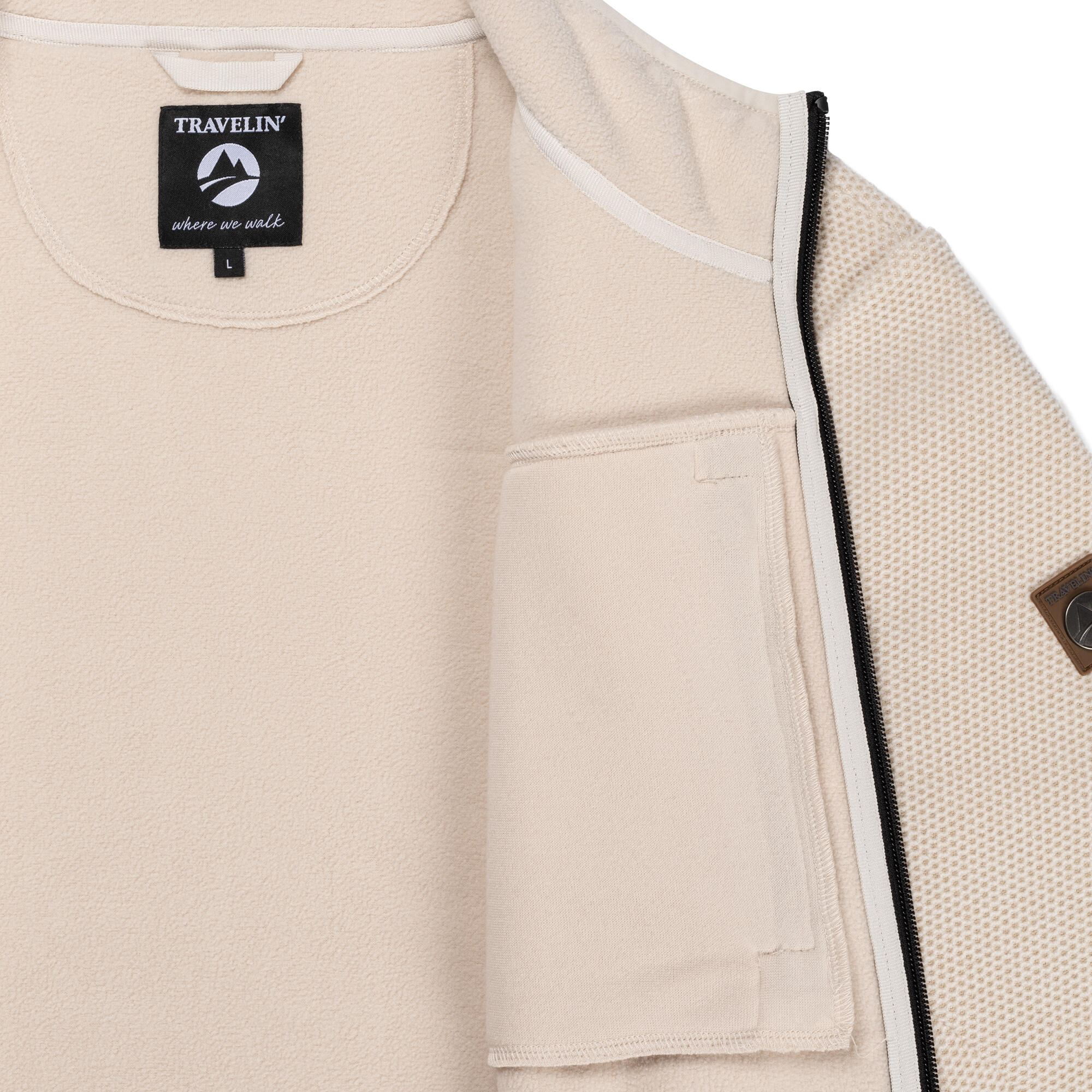 Lars Uomo - Gilet outdoor - Sabbia 6/6