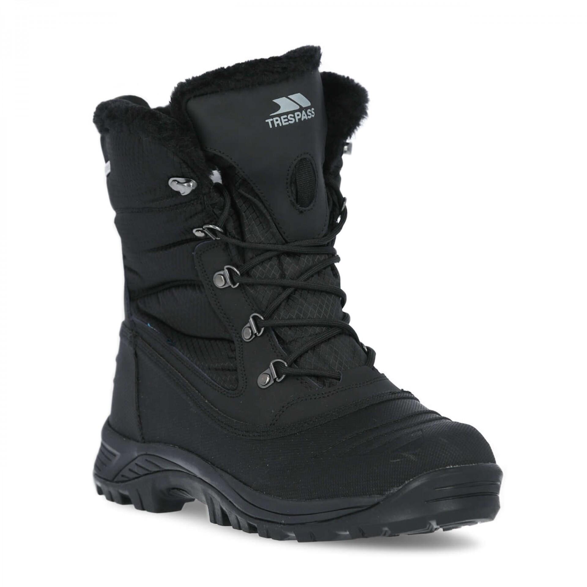 TRESPASS Heren Negev II Leren Sneeuwschoenen (Zwart)