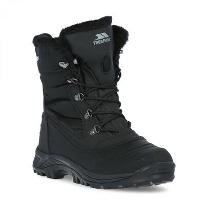Heren negev ii leren sneeuwschoenen (zwart)