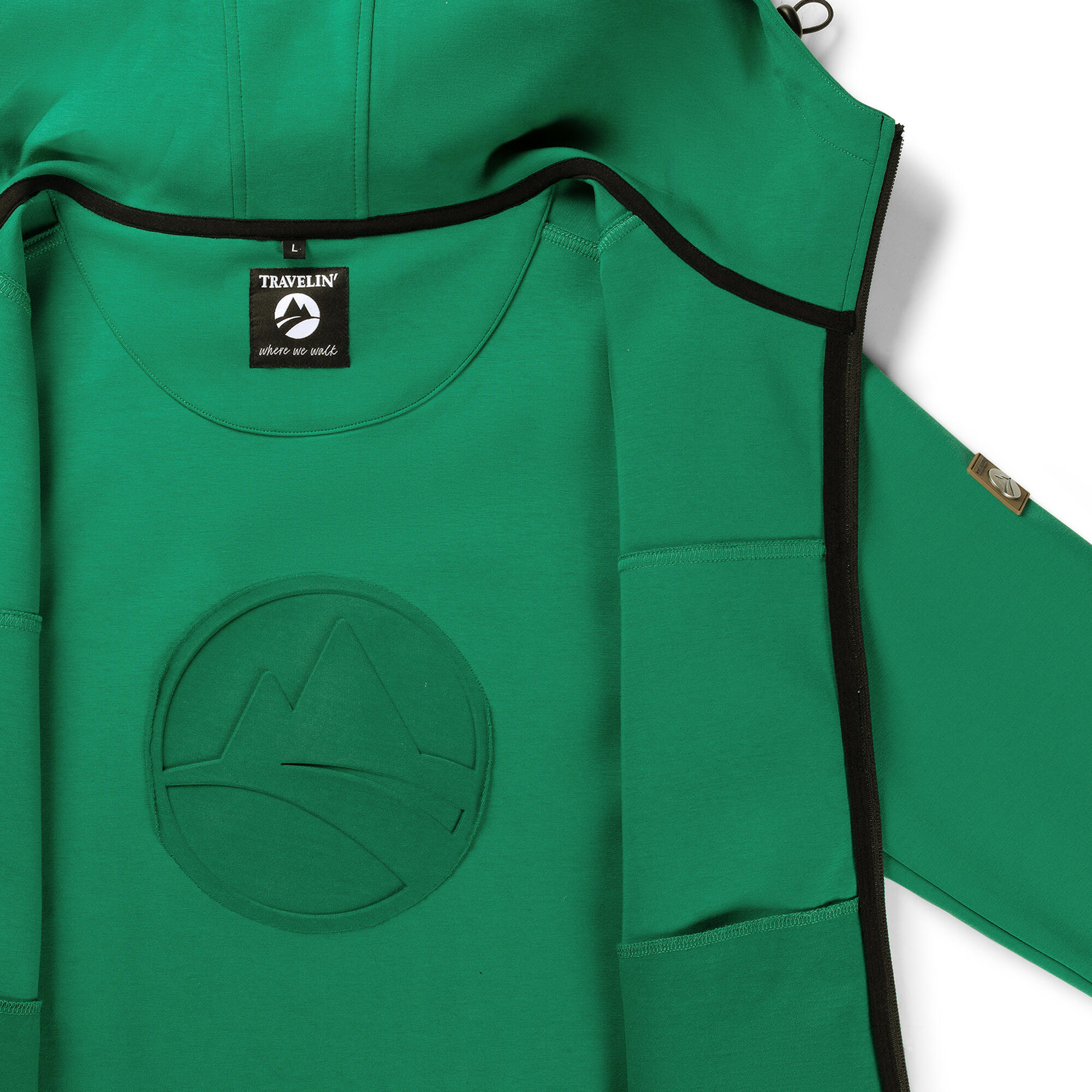 Soren Uomo - Gilet outdoor - Felpa - Verde scuro 6/7