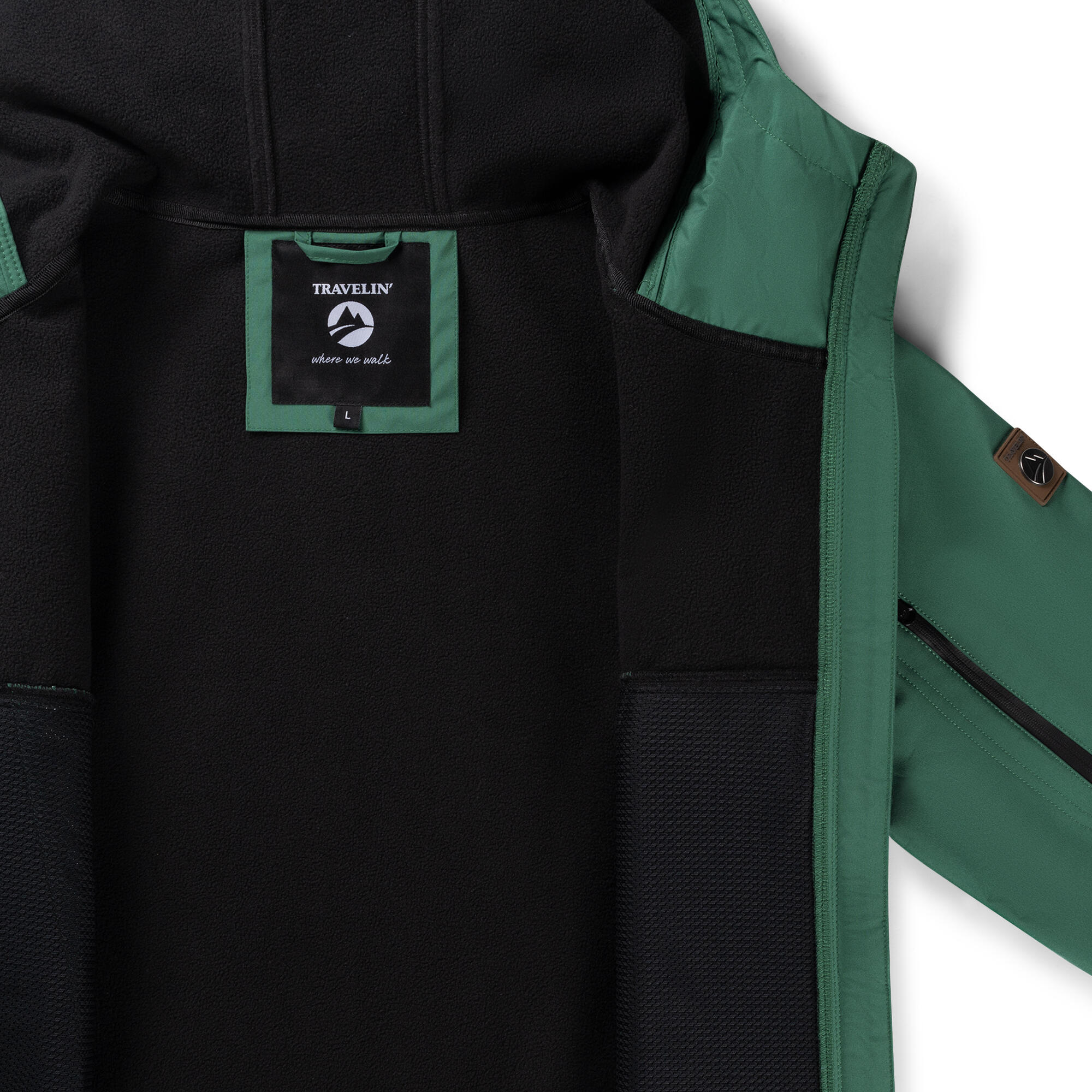 Stian Herren - Softshell-Jacke - Wasserdicht - Dunkelgrün 6/7
