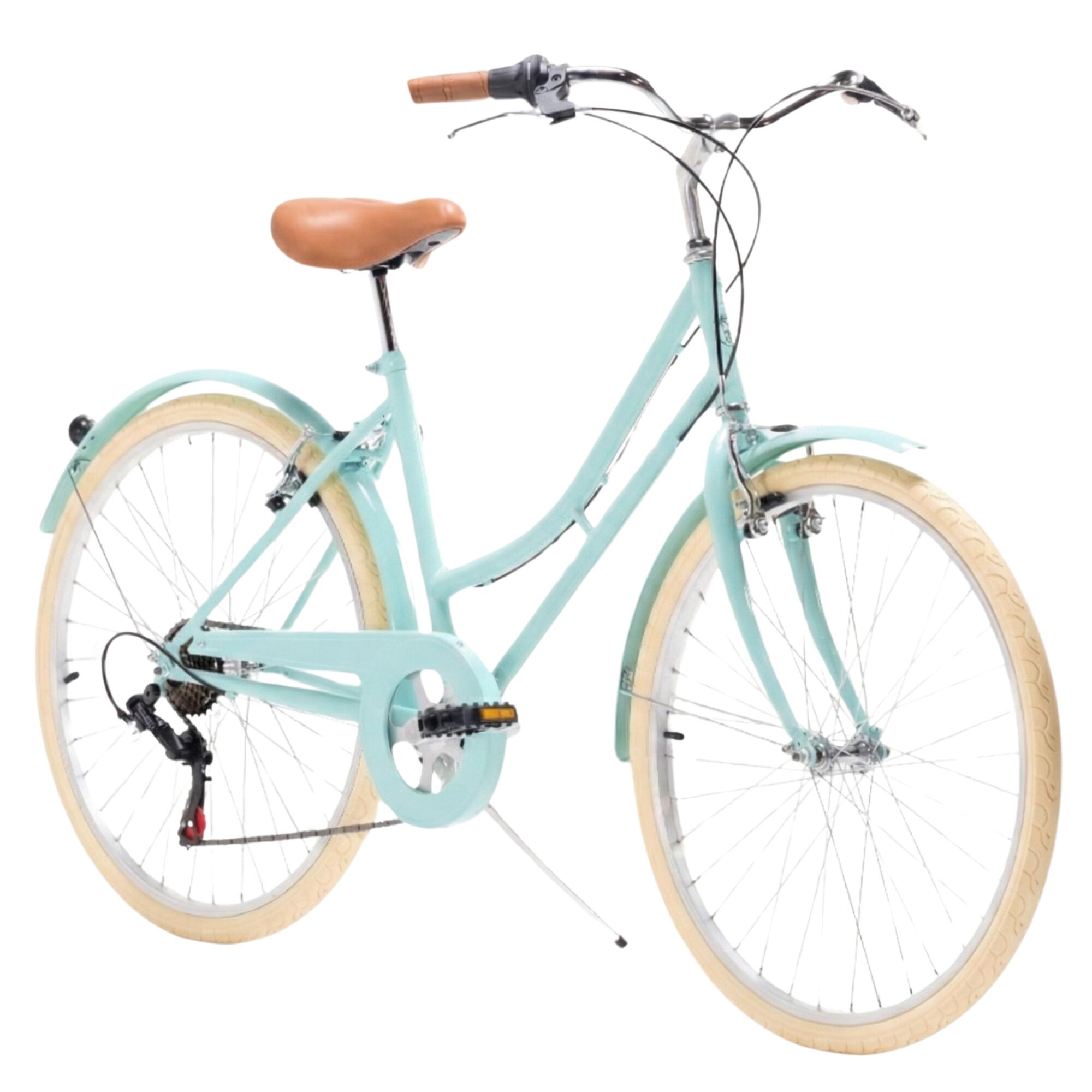 Bicicleta de Passeio Vintage Capri Valentina 26" 6 Velocidades - Água-marinha 2/7