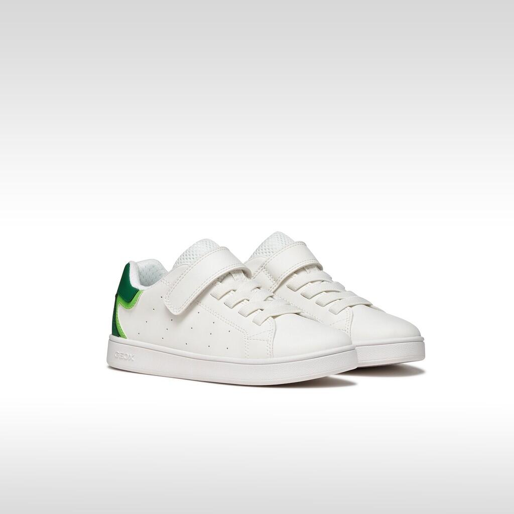 Baskets Garçon J ECLYPER BOY Blanc/Vert 3/7